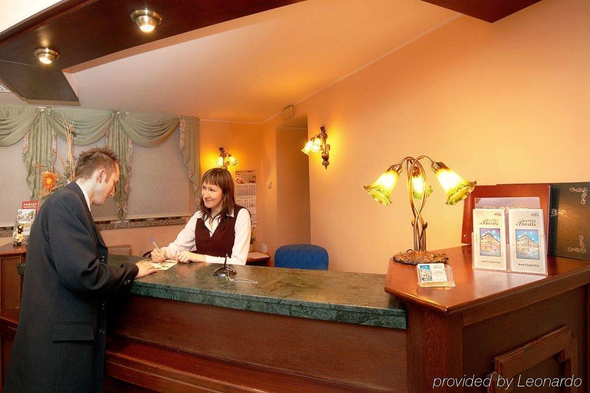 Hotel Bartis Bartoszyce Interiør billede